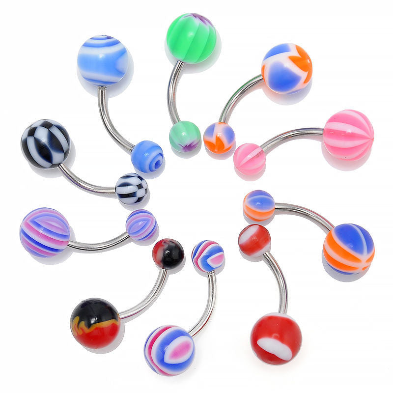 Wholesale body piercing arcylic belly ring 500pcs