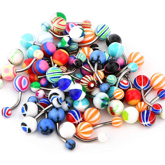 Wholesale body piercing arcylic belly ring 500pcs