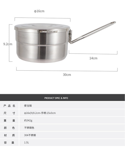 Wholesale outdoor product Bento pot 30pcs