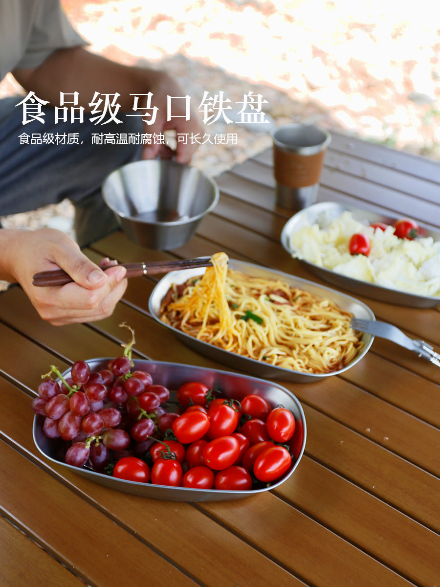 Wholesale outdoor camping fruit dish 100pcs