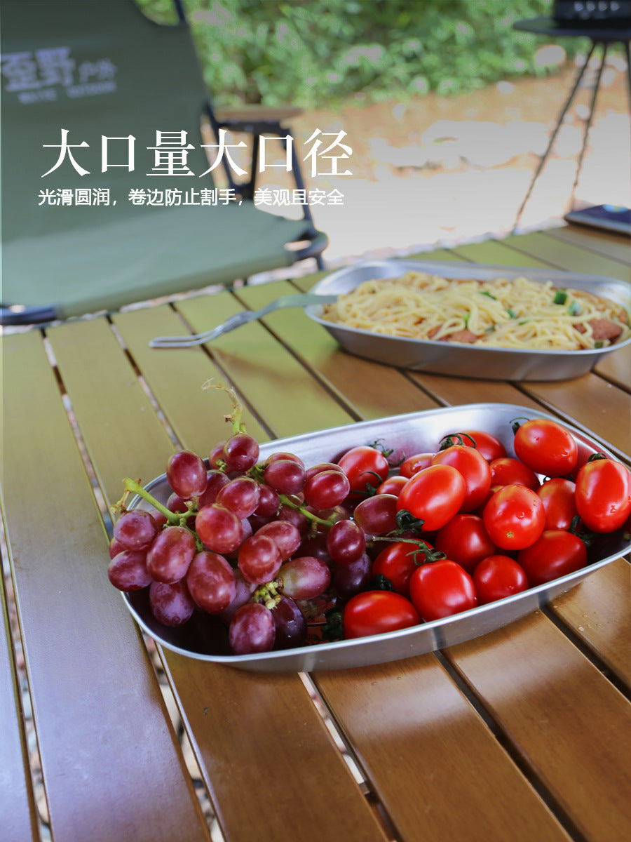 Wholesale outdoor camping fruit dish 100pcs