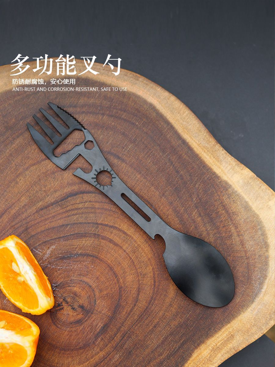 Wholesale outdoor product camping multifunctional fork spoon 100pcs