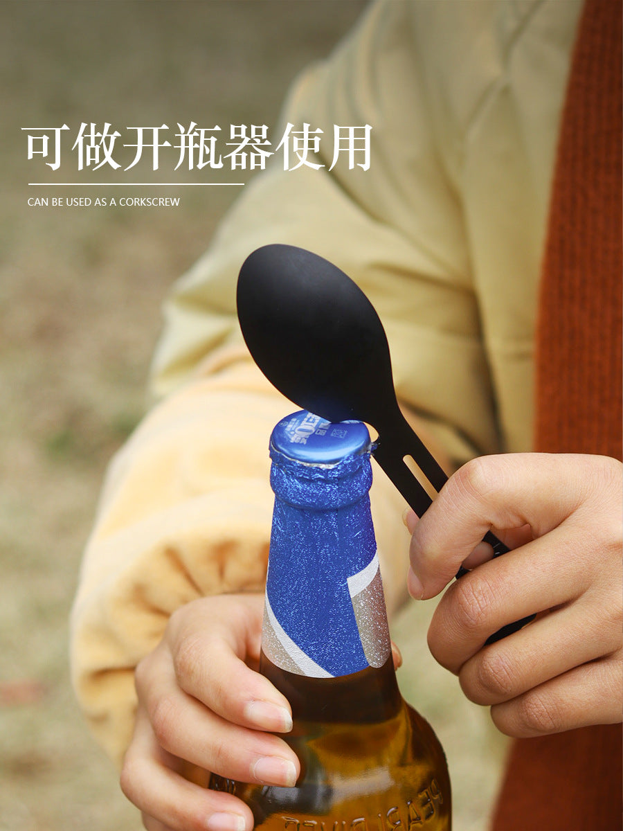 Wholesale outdoor product camping multifunctional fork spoon 100pcs