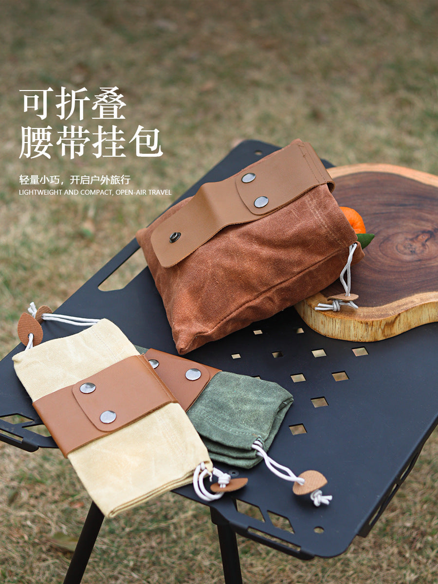 Wholesale outdoor product camping foraging bag waist hanging.bag 100pcs