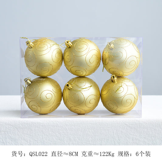 Wholesale Christmas product Christmas decoration Christmas ball 100boxes