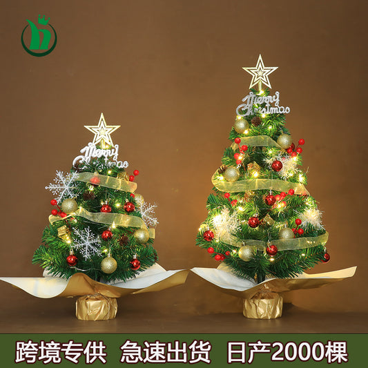 Wholesale Christmas product mini.Christmas tree Christmas decoration 100pcs