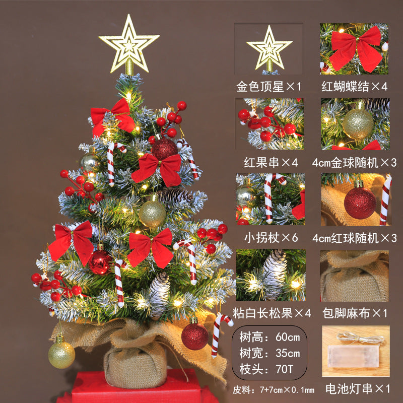 Wholesale mini Christmas tree Christmas decoration 100pcs.