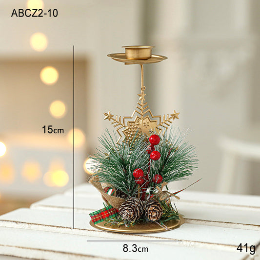 Wholesale Christmas product Christmas decoration candle holder 100pcs