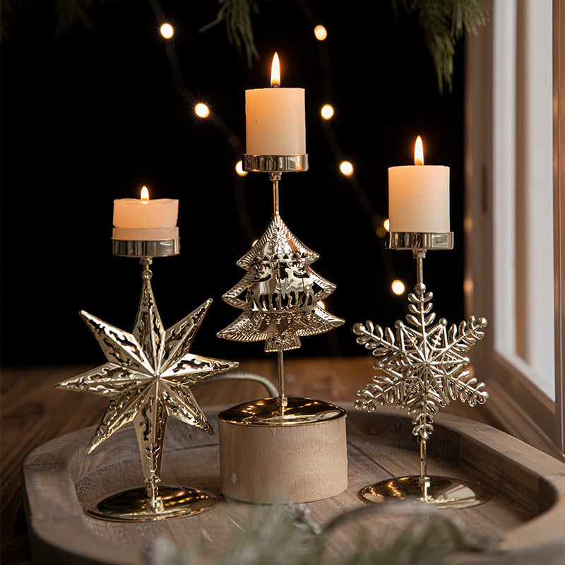 Wholesale Christmas decoration candle holder 50pcs